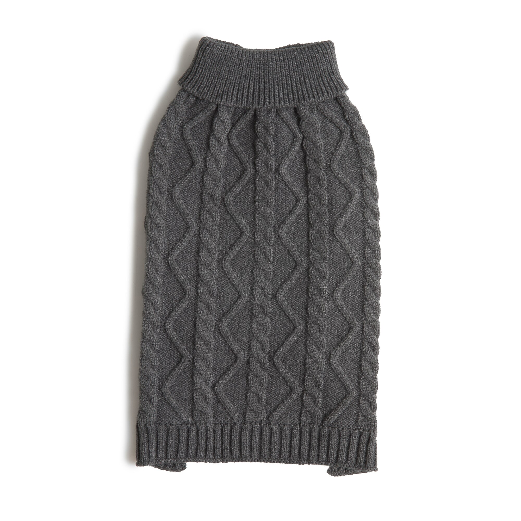 Pulover gri caine, talie medie, Elegante Gentle Dog